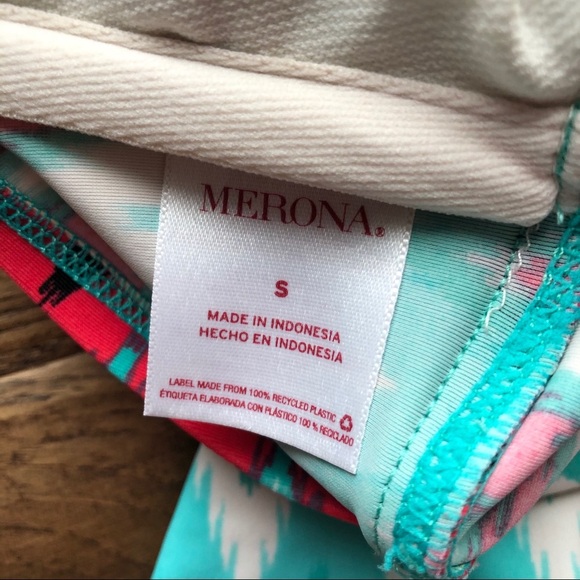 Merona Multicolored Chevron Swimsuit Top - Picture 7 of 8